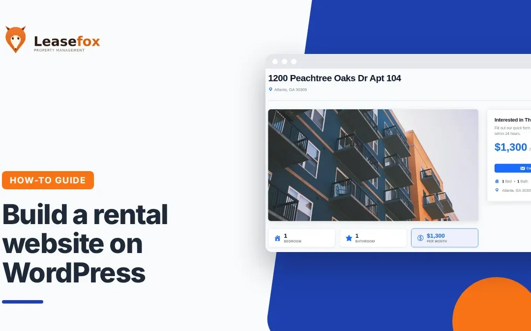 How to Set Up a Rental Property Website with WordPress (No Monthly Fees)