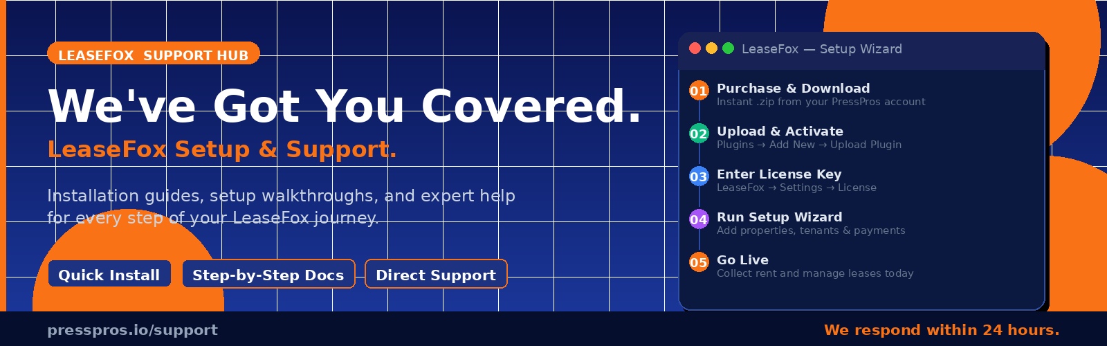 LeaseFox Support Hub — Installation guides, setup walkthroughs, and expert help